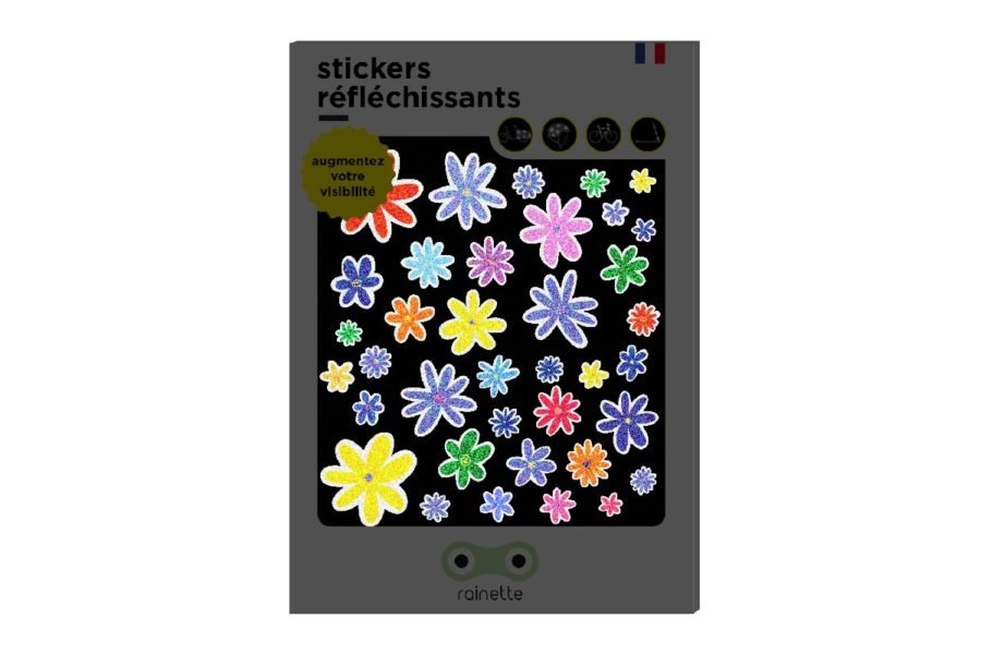 Stickers réfléchissants Fleurs
